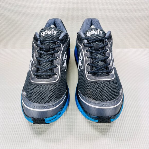 Gravity Defyer Gdefy Mighty Walk Mens Size 12 Blue Gray Running Shoes Sneakers - Picture 2 of 11